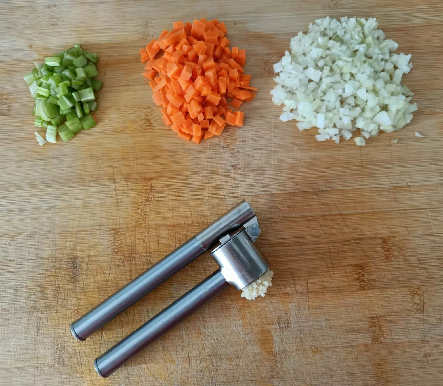 Prensar ajo Macarrones al horno principal