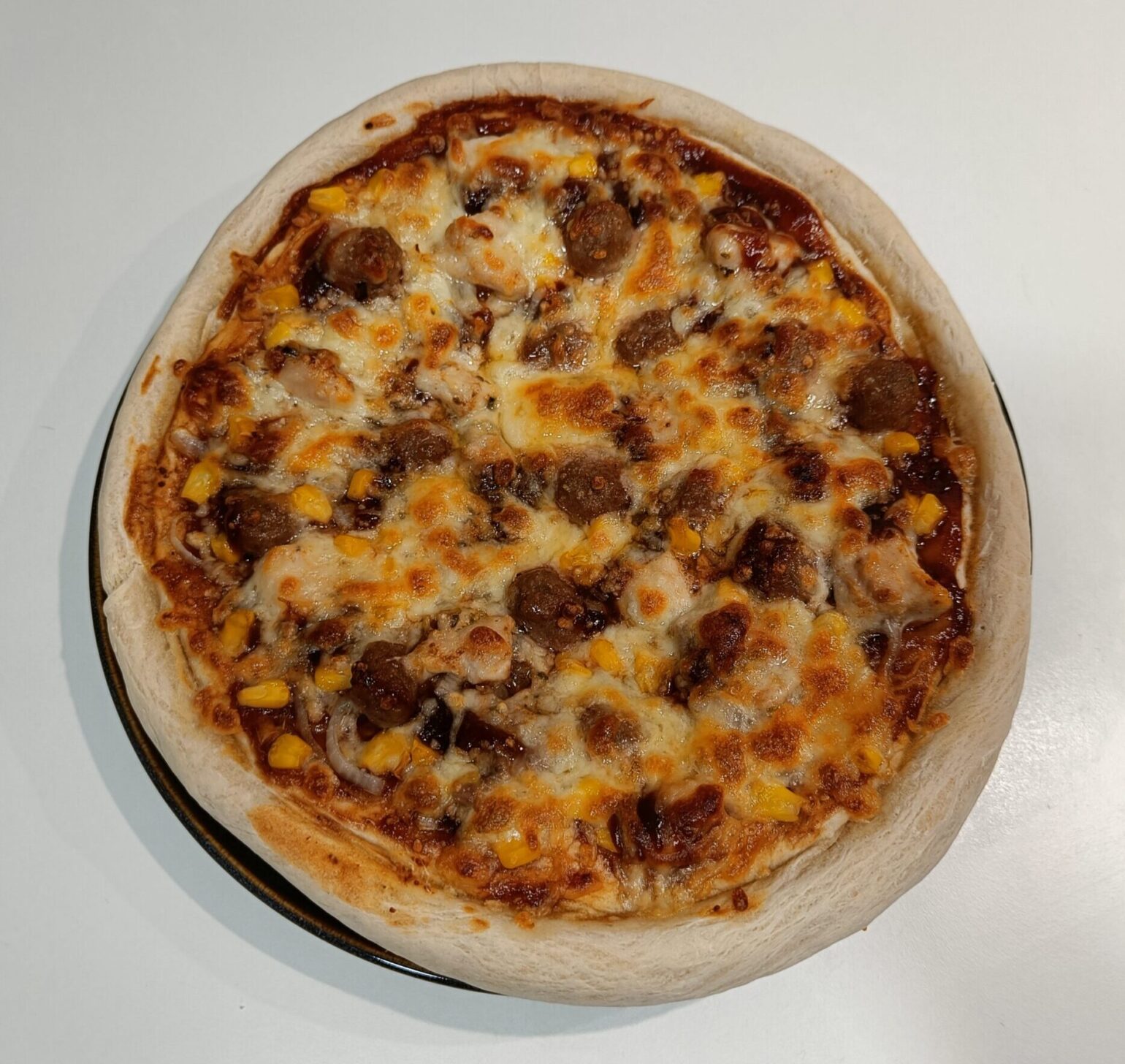 Principal pizza barbacoa