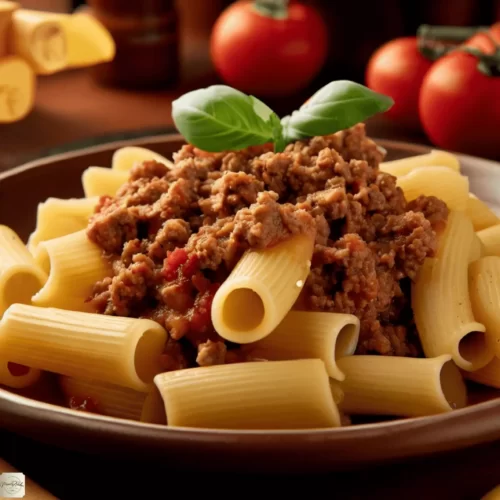 Macarrones con carne picada: ¡la salsa secreta!