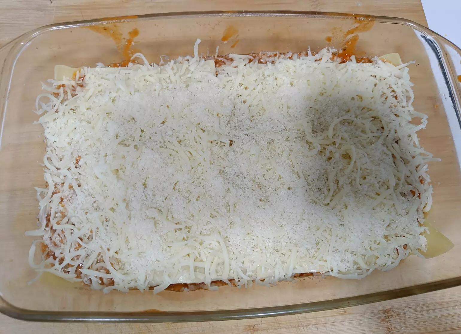 colocacion parmesano 2 lasaña sin bechamel