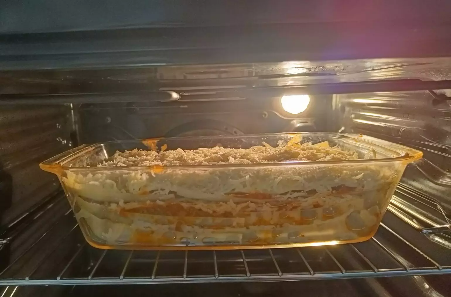 coccion horno lasaña sin bechamel