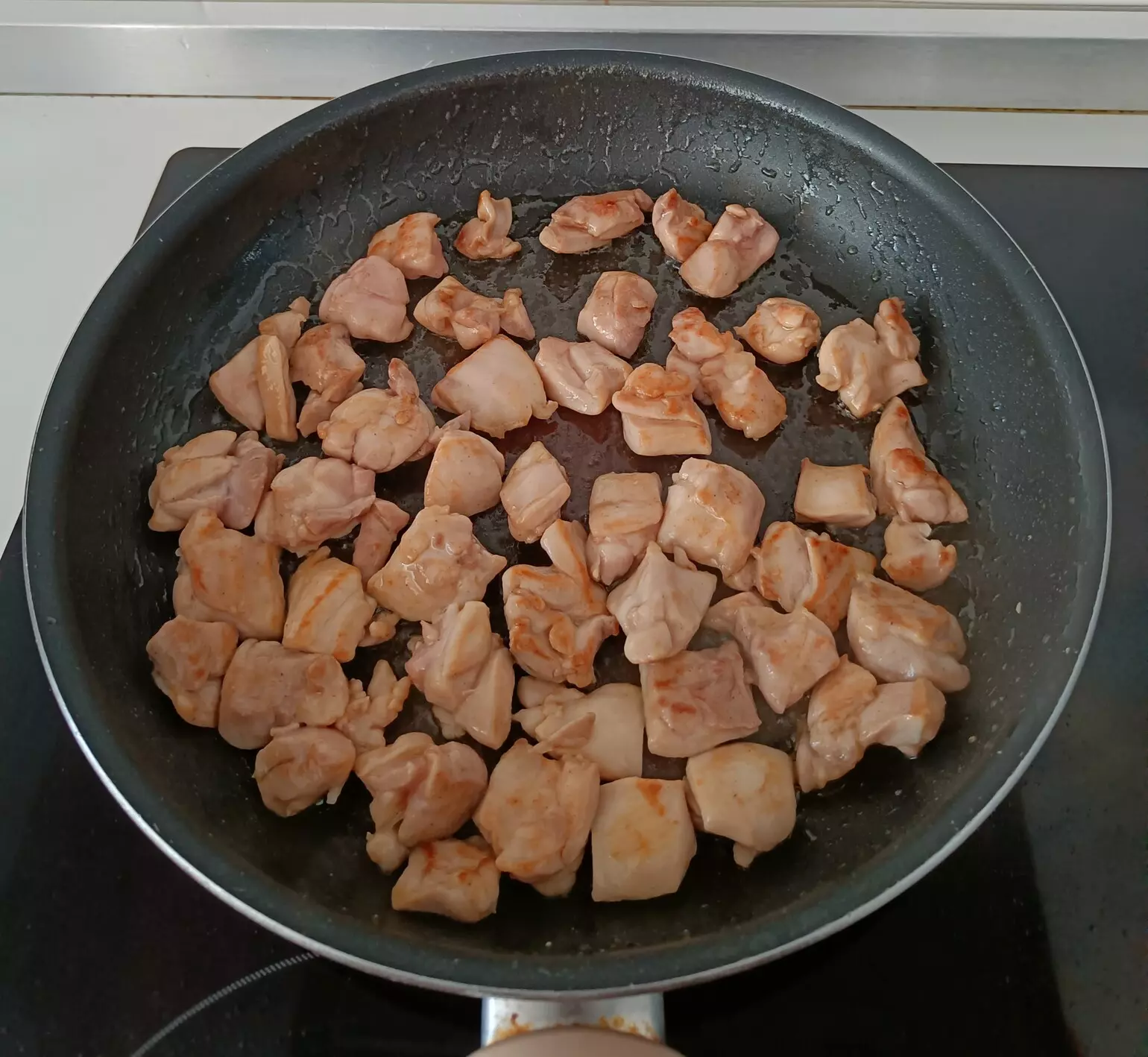 cocinado pollo pollo con almendras