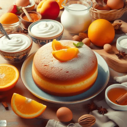 Bizcocho casero de yogur, esponjoso y delicioso