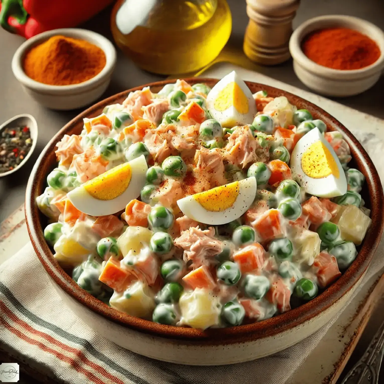 Ensaladilla rusa casera, fácil y tradicional