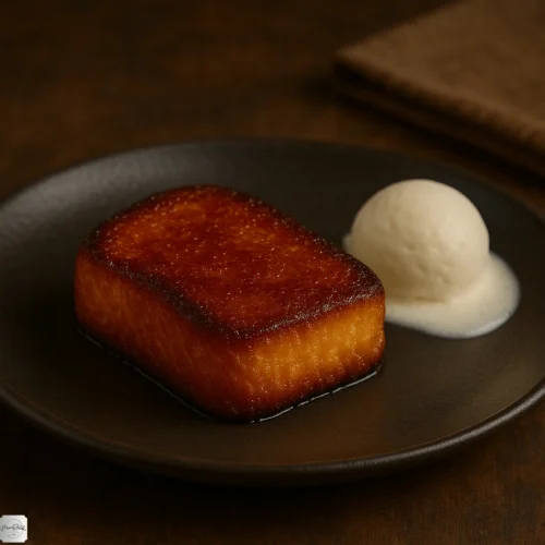 Torrijas de pan brioche caramelizadas
