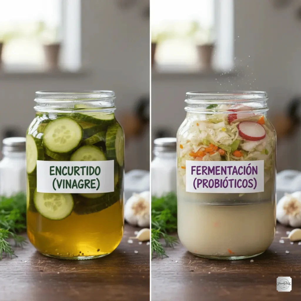 La Ciencia del Encurtido: ¿Vinagre o Probióticos?